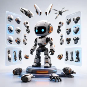 Customizable Robot Figurine
