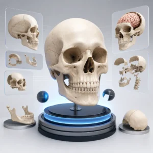 Detailed Human Skull Model
