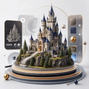 Miniature Fantasy Castle