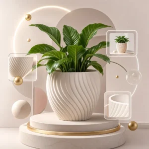 Stylized Flower Pot